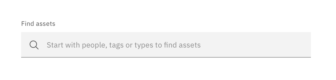 Advanced filter input field example